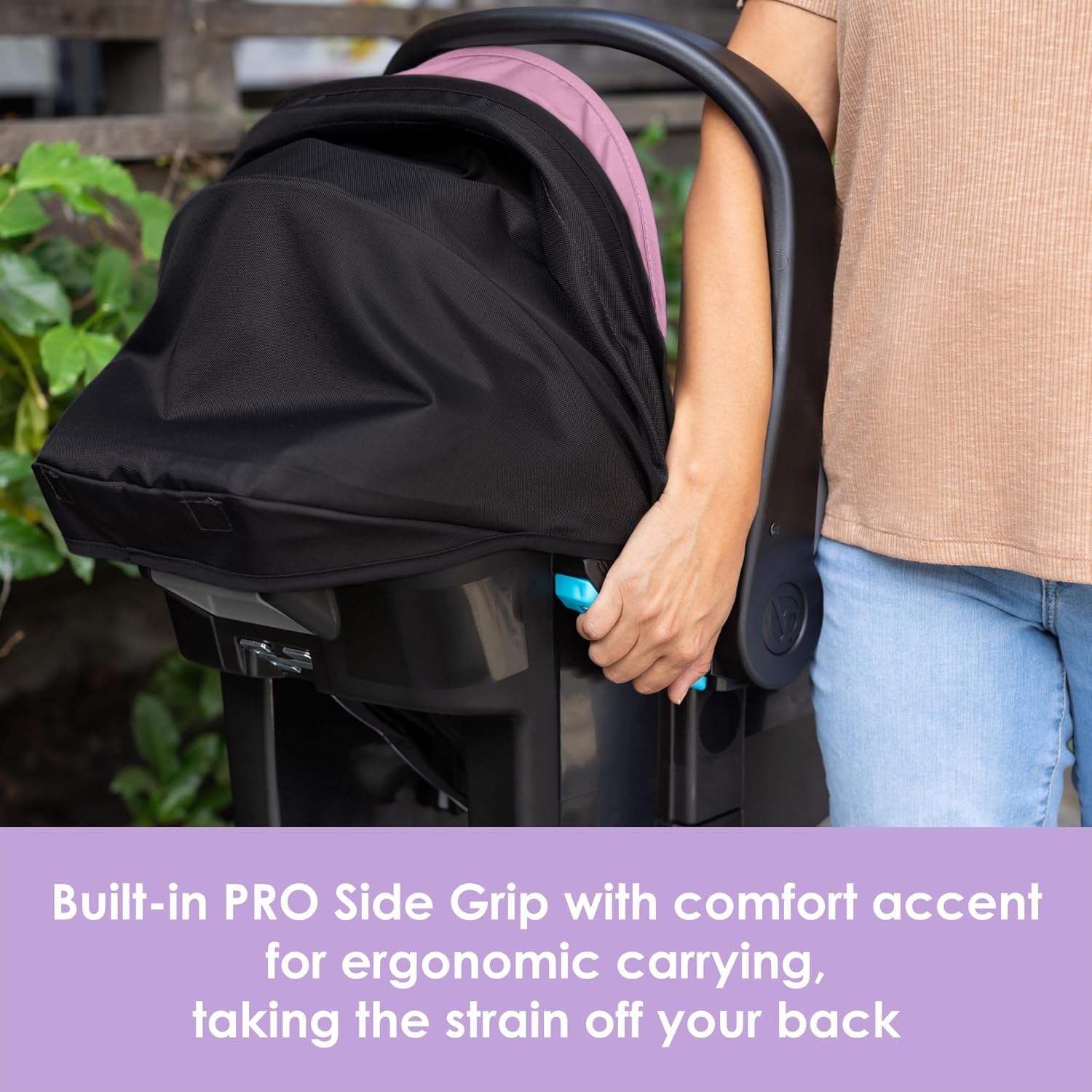 Baby Trend EZ-Lift™ PRO Infant Car Seat, Dash Rose – Lightweight Premium Carry, Plush Infant Cushioning, Adjustable Harness Support