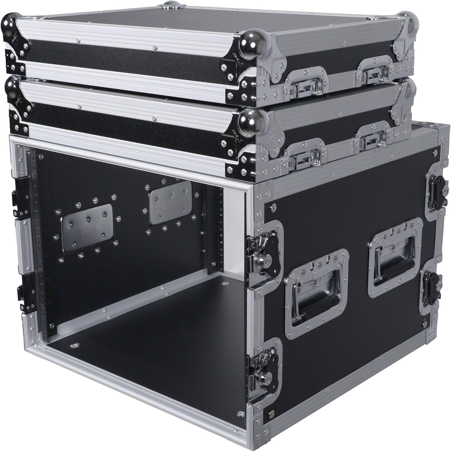 ProX ATA Flight Rack Case – 19' Depth, Heavy-Duty Amp & Mixer Rack Mount with Casters