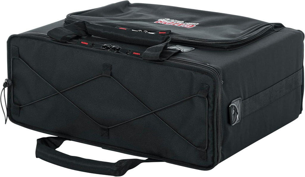 Gator Cases Rack Bag Series Portable 4U Rack Bag with 14' Rackable Depth, (GRB-4U)