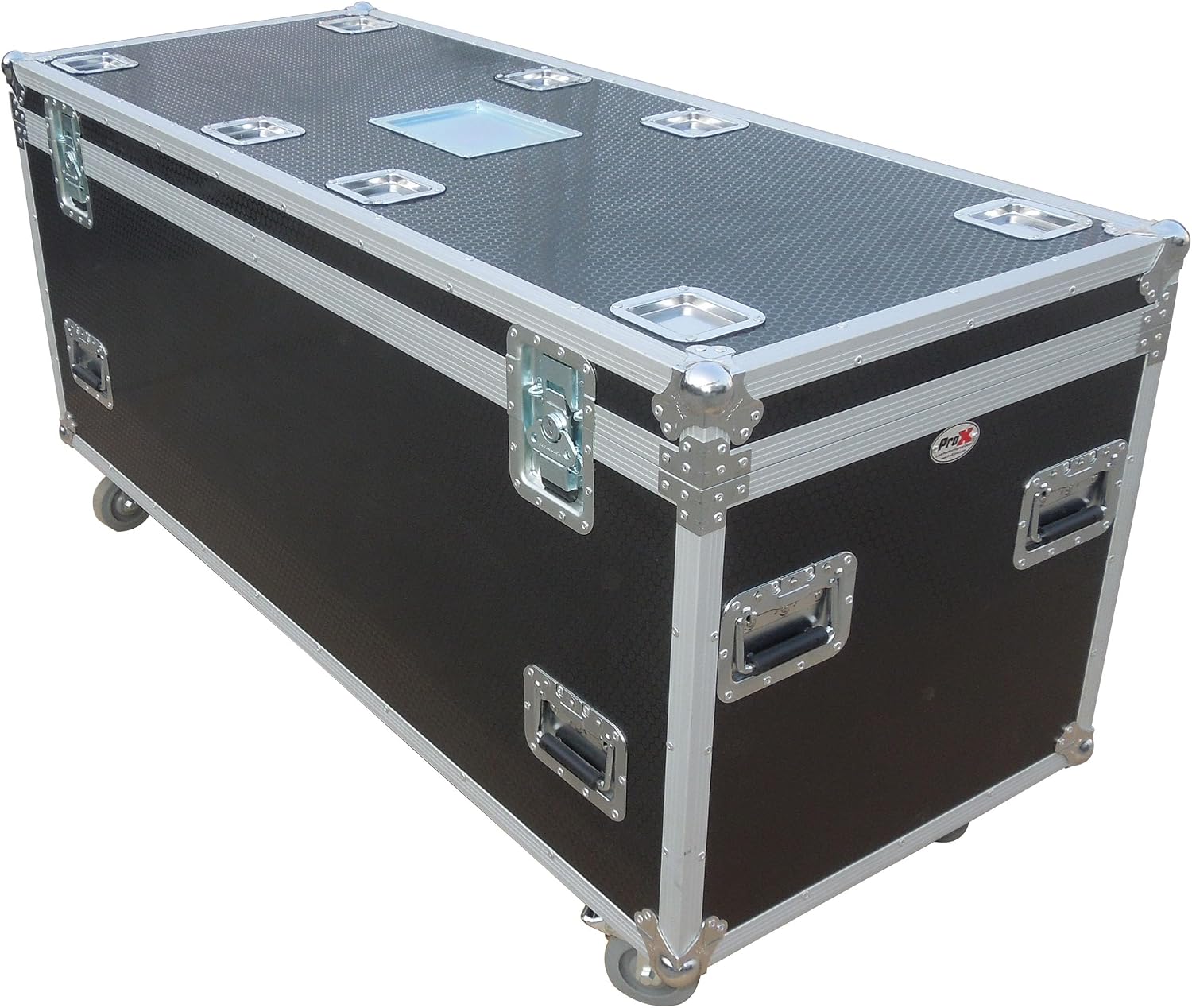 ProX XS-UTL246030W MK2 TruckPax Utility ATA Flight Case Truck Storage Road Case with Dividers Tray and 4' in casters