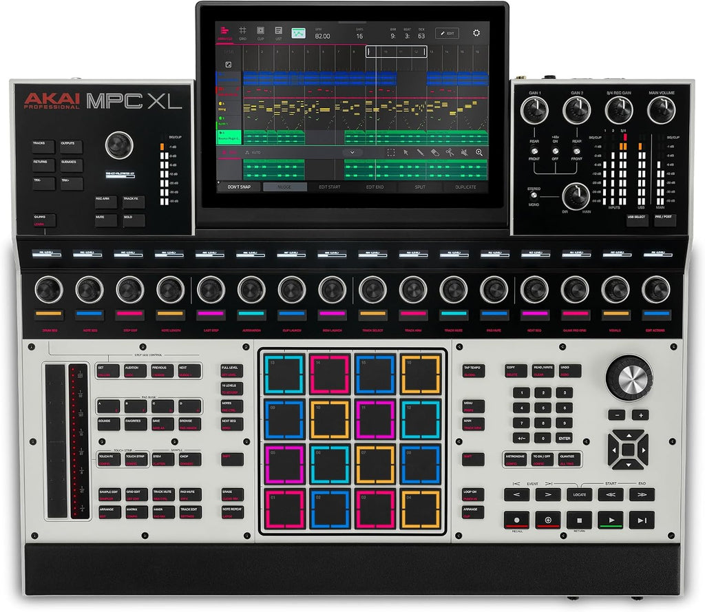 Akai Professional MPC XL Standalone Music Production Center for Sampling and Sequencing with 10.1-inch Touchscreen, 3D MPCe Pads, 8-Core CPU, 16GB RAM, 256GB SSD