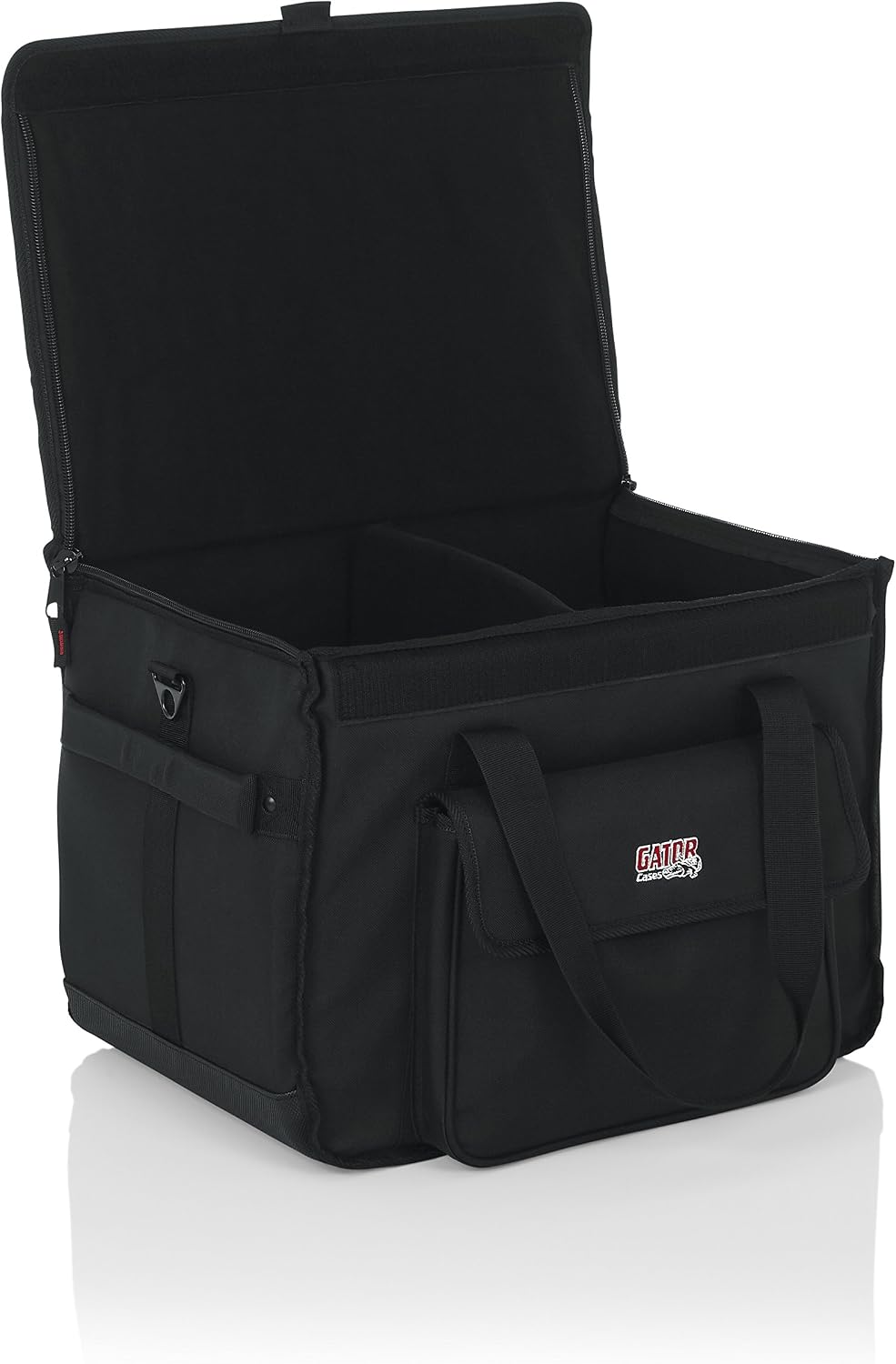 Gator Cases Studio Monitor Tote Bag Holds (2) Powered Monitors Up to 5' Driver Range, Fits JBL, Mackie, KRK, & More (G-STUDIOMON1)