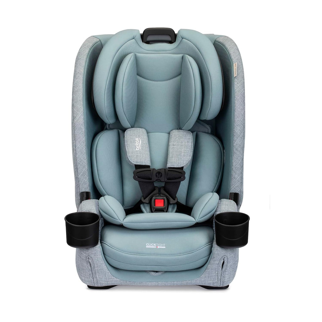Britax One4Life Slim All in One Car Seat, Up to 10 Years of Use with Rear Facing, Forward Facing, & Booster Modes, 17.5' Slim Car Seat Design, ClickTight Installation & SafeWash Fabrics — Sea Foam