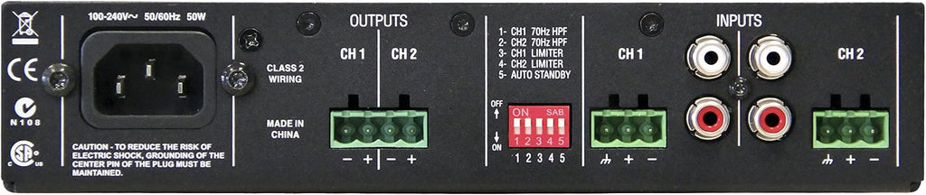 JBL Professional CSA2120 Commercial Series Two-Channel 120W Power Amplifier