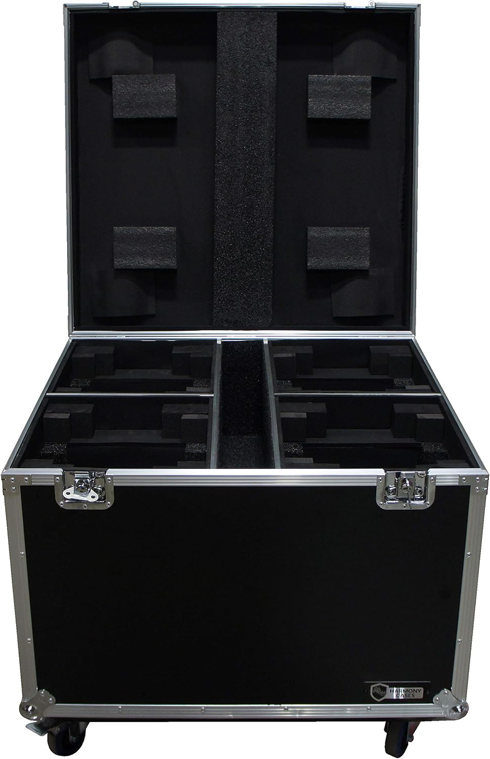 Harmony Audio HC4CH140SR Lighting Quad Space Medium Moving Head Light Flight Case