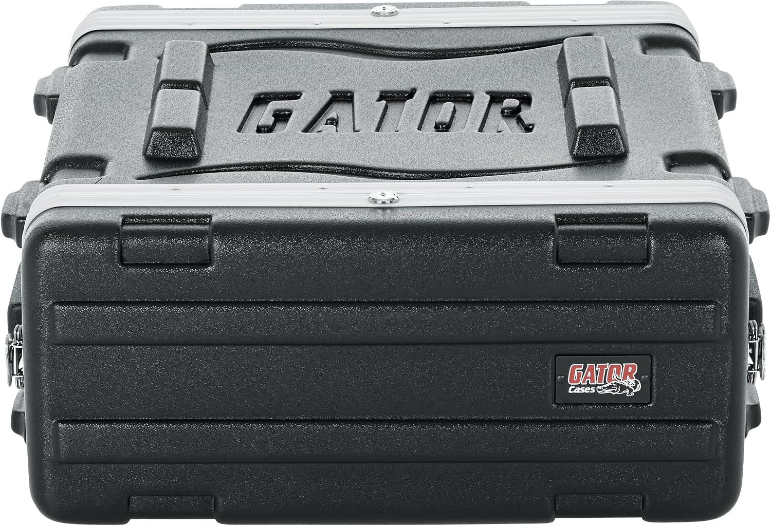 Gator Cases Lightweight Molded 4U Rack Case with Heavy Duty Latches, Standard 19.25' Depth, (GR-4L)