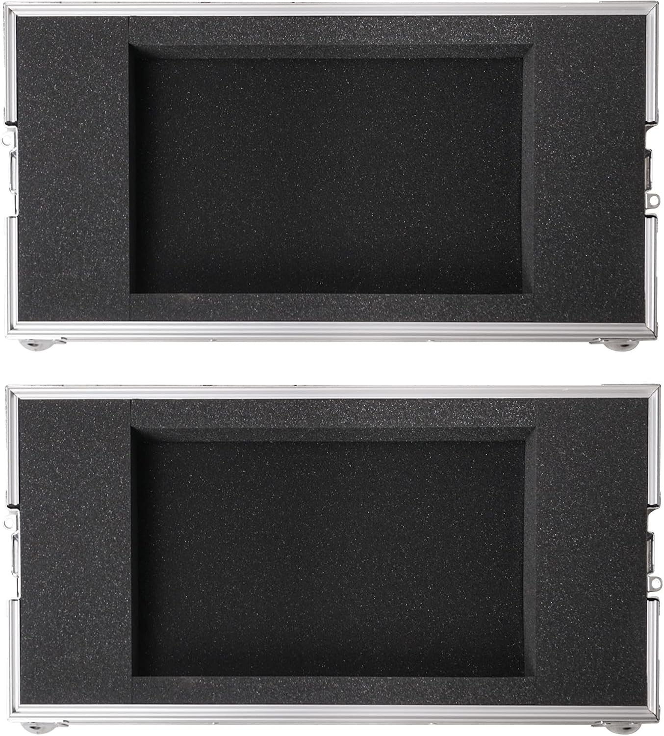 Sound Town Shock Mount 4U ATA Plywood Rack Case with 21' Rackable Depth, 4-Space Size, Pro Tour Grade (STRC-SP4U)