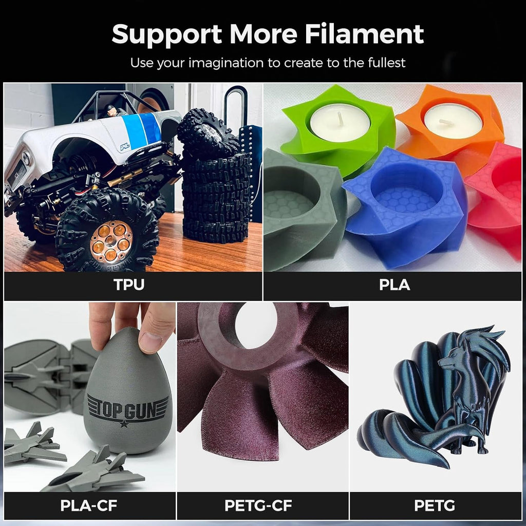 FLASHFORGE Adventurer 5M 3D Printer, 600mm/s Max High-Speed FDM 3D Printers with Auto Leveling, 280°C Direct Extruder with 3S Detachable Nozzle, Core XY All Metal Structure, Print Size 220x220x220mm