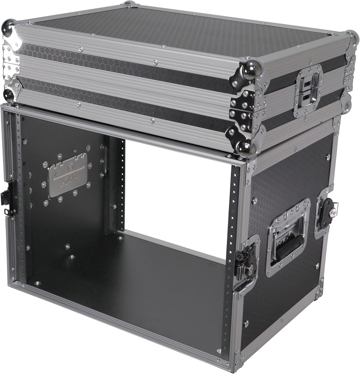 ProX X-8UE 8U Deluxe Effects Rack Case 14 In Deep Rail to Rail