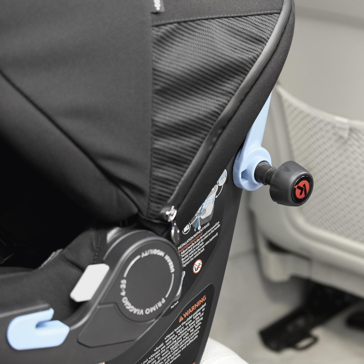 Peg Perego Primo Viaggio Urban Mobility-Baseless Infant car seat with Latch-True Black