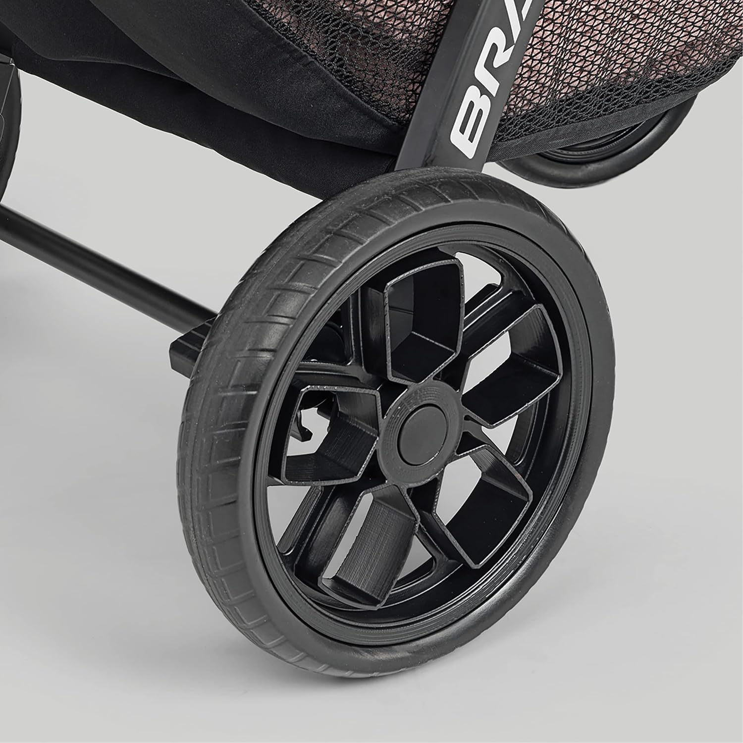 Chicco Bravo LE ClearTex Full-Size Stroller for Babies and Toddlers, UPF-Rated Canopy, GREENGUARD Gold Certified, Lightweight, One-Hand Compact Fold, Pewter/Grey