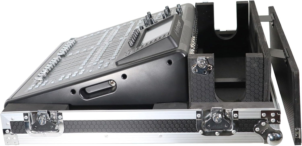 ProX XS-BX32CDHW ATA Digital Audio Mixer Flight Case for Behringer X32 Compact Console with Doghouse compartment and Caster wheels