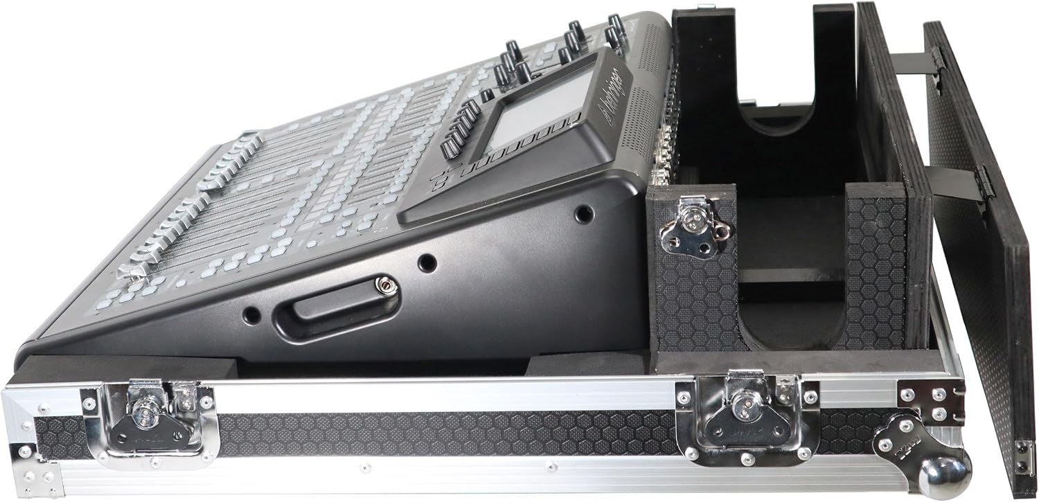 ProX XS-BX32CDHW ATA Digital Audio Mixer Flight Case for Behringer X32 Compact Console with Doghouse compartment and Caster wheels