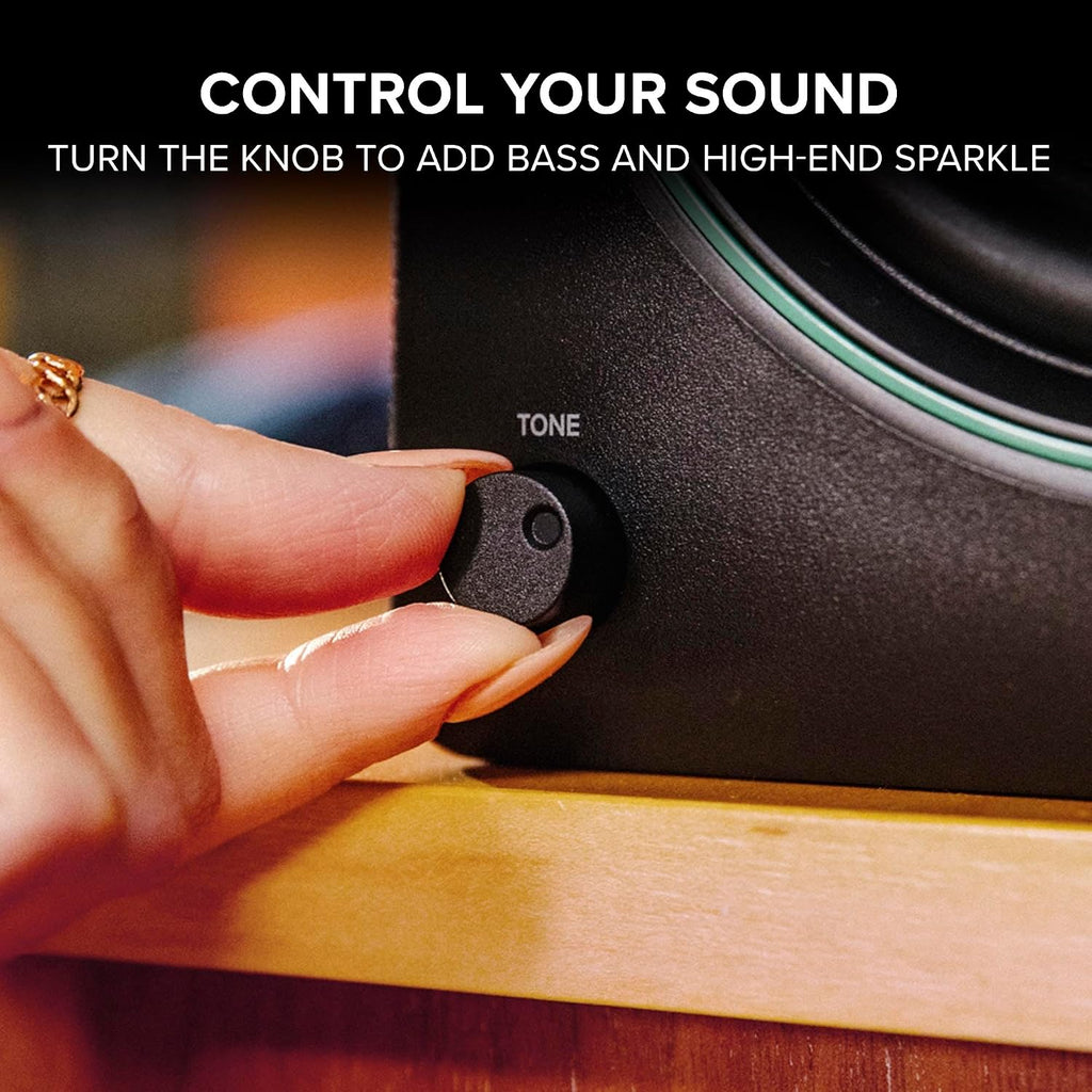 Mackie CR4.5 4.5' Creative Reference Powered Studio Monitors with Tone Knob and Location Switch — Active Speakers for Music Production, Desktop Computer, Gaming, HiFi Listening