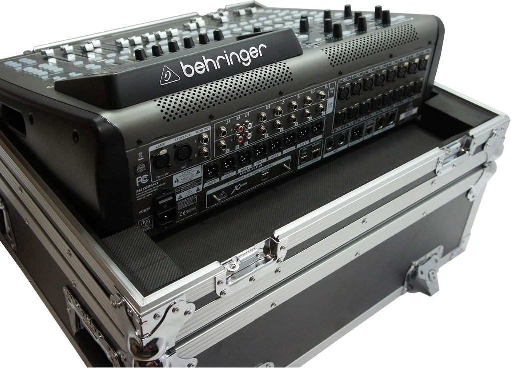 Harmony Audio HCBEHX32COMP Flight Transport Road Custom Case Compatible with Behringer X32 Compact