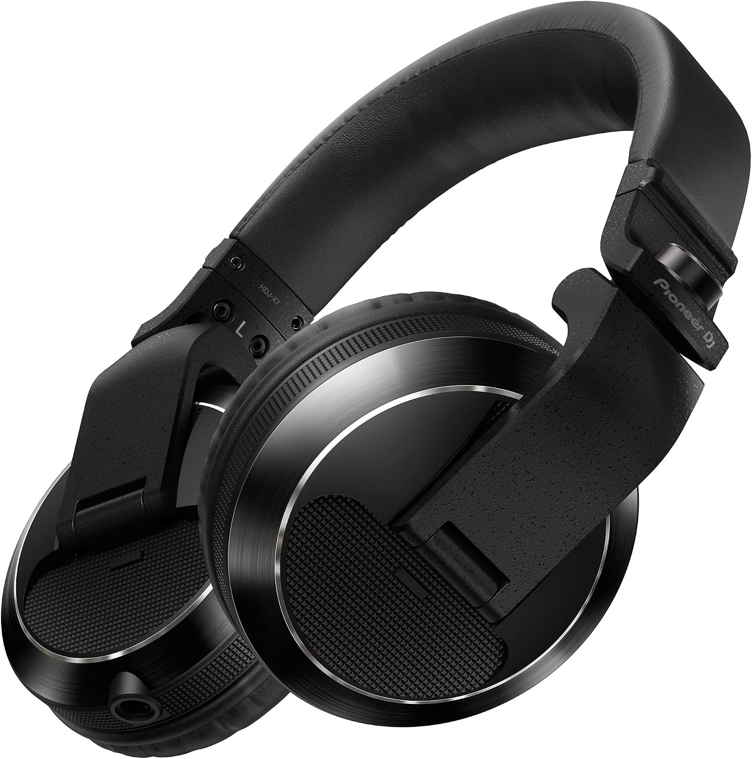 Pioneer DJ HDJ-X7 Professional Over-Ear DJ Headphones - Black Bundle with Case, Stand, and Austin Bazaar Polishing Cloth