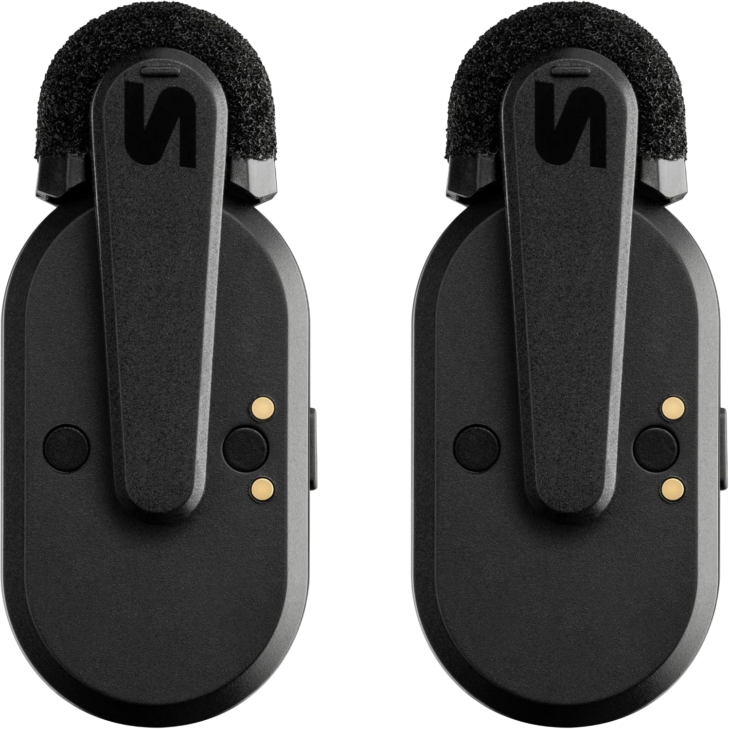 Shure MoveMic Two - Pro Direct to Phone Wireless Lavalier Microphones for iPhone & Android, 2 Bluetooth Mini Mics, 24 Hours Charge, Quick Set Up, IPX4, Compact & Portable Clip Lavs (MV-Two-Z7)