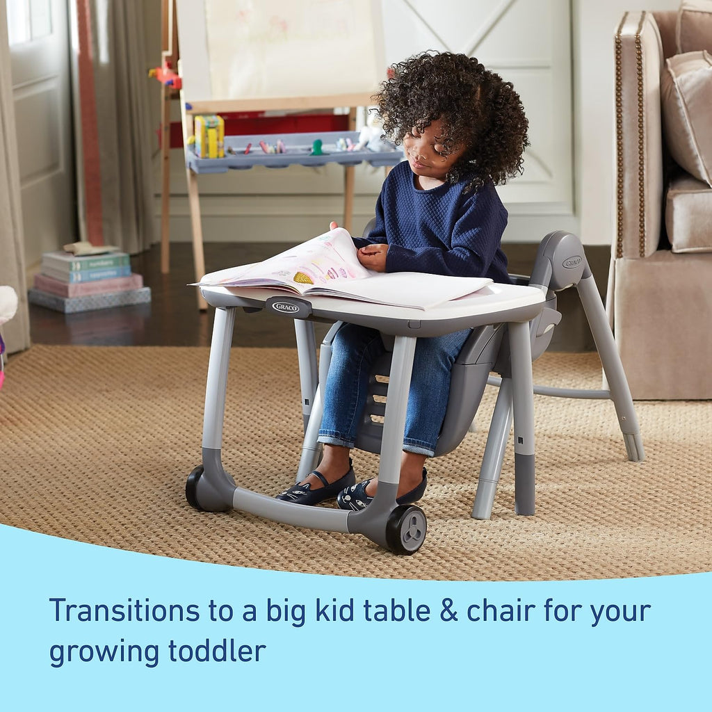 Graco® Table2Table Premier Fold 7 in 1 Convertible High Chair | Converts to Dining Booster Seat Kids Table and More Maison