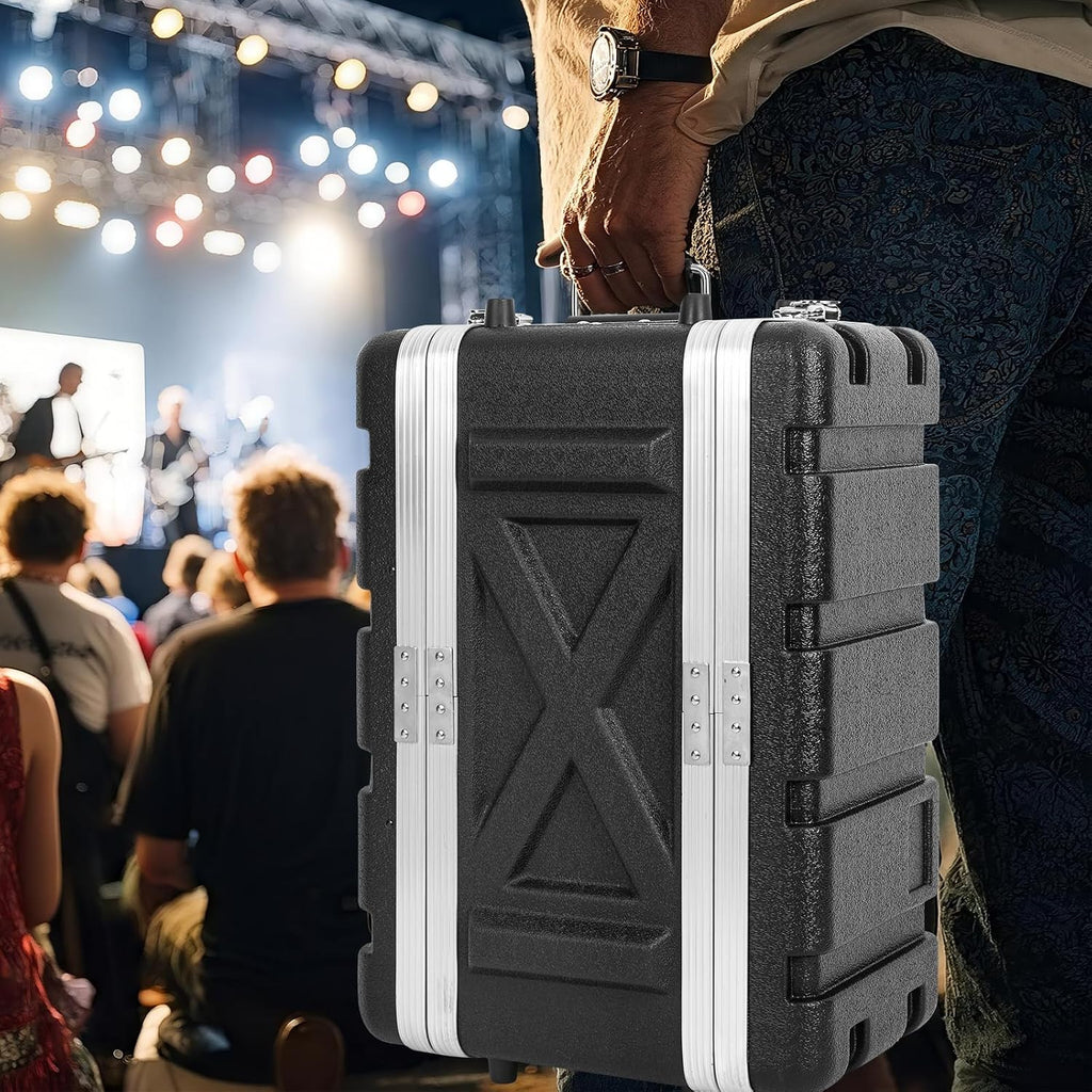 MUZNOTE rack case black 8-4U