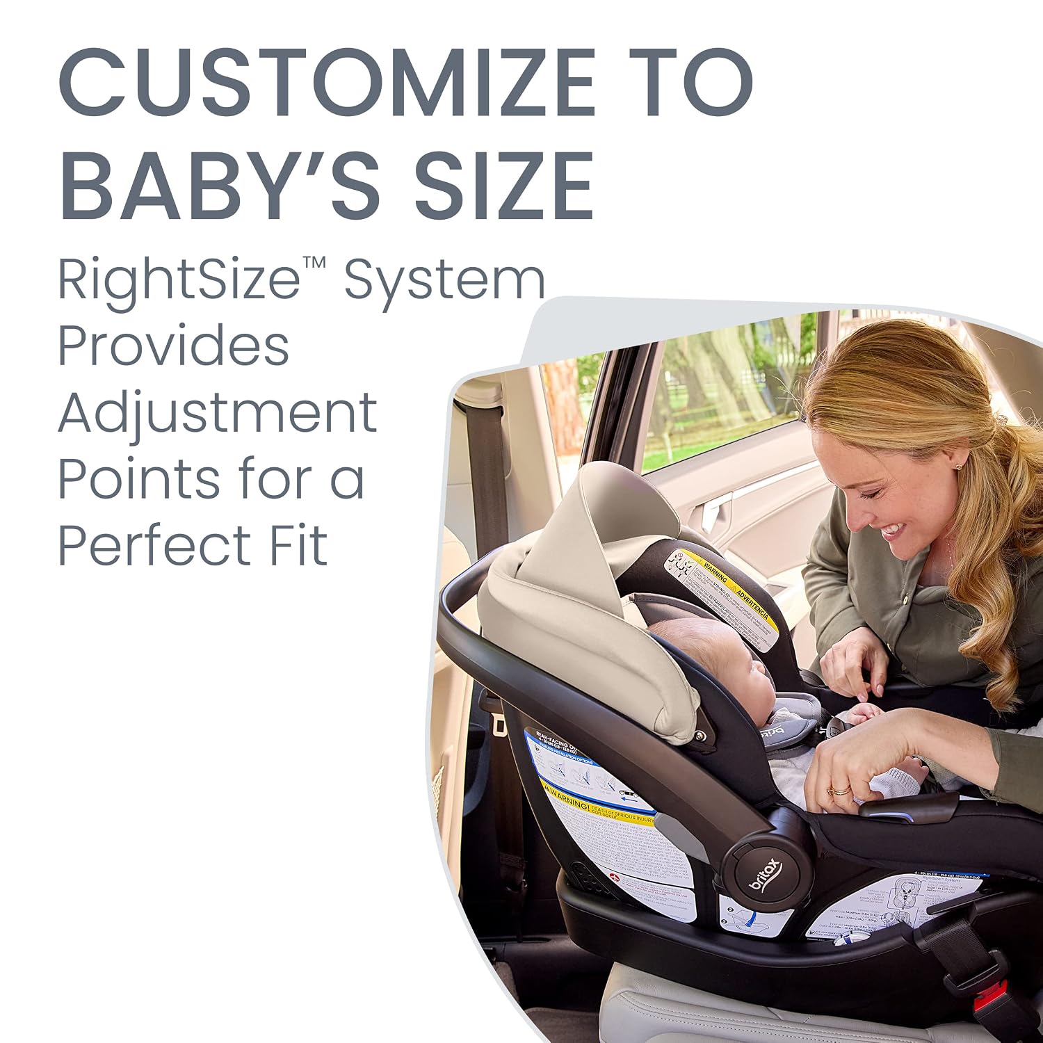 Britax Willow Brook S+ Travel System, Infant Car Seat Stroller Combo With Willow S Infant Car Seat, Alpine Base, and Brook+ Stroller; ClickTight Technology, SafeWash Insert and Cover — Sand Onyx
