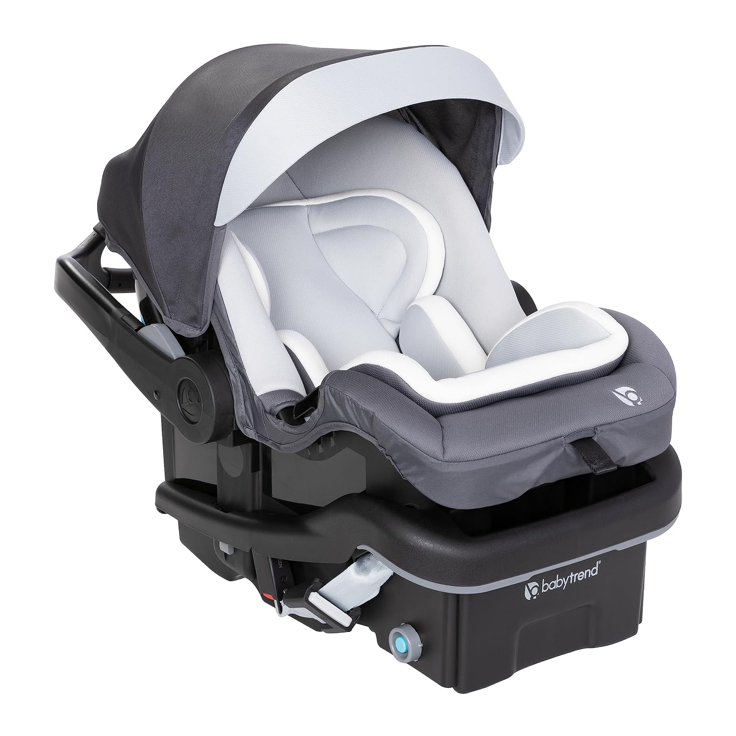 Baby Trend Secure-Lift Infant Car Seat, Dash Grey – Compact Lightweight Carrier, Infant Comfort Cushioning, Adjustable Harness Fit