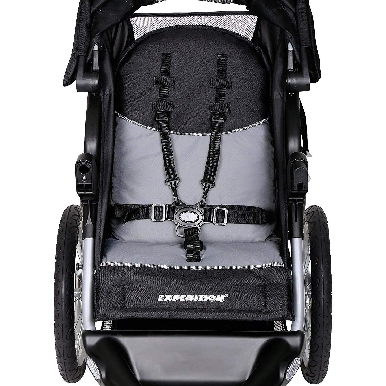 Baby Trend Expedition® Jogger Travel System with EZ Flex-Loc® Infant Car Seat, Millenium White