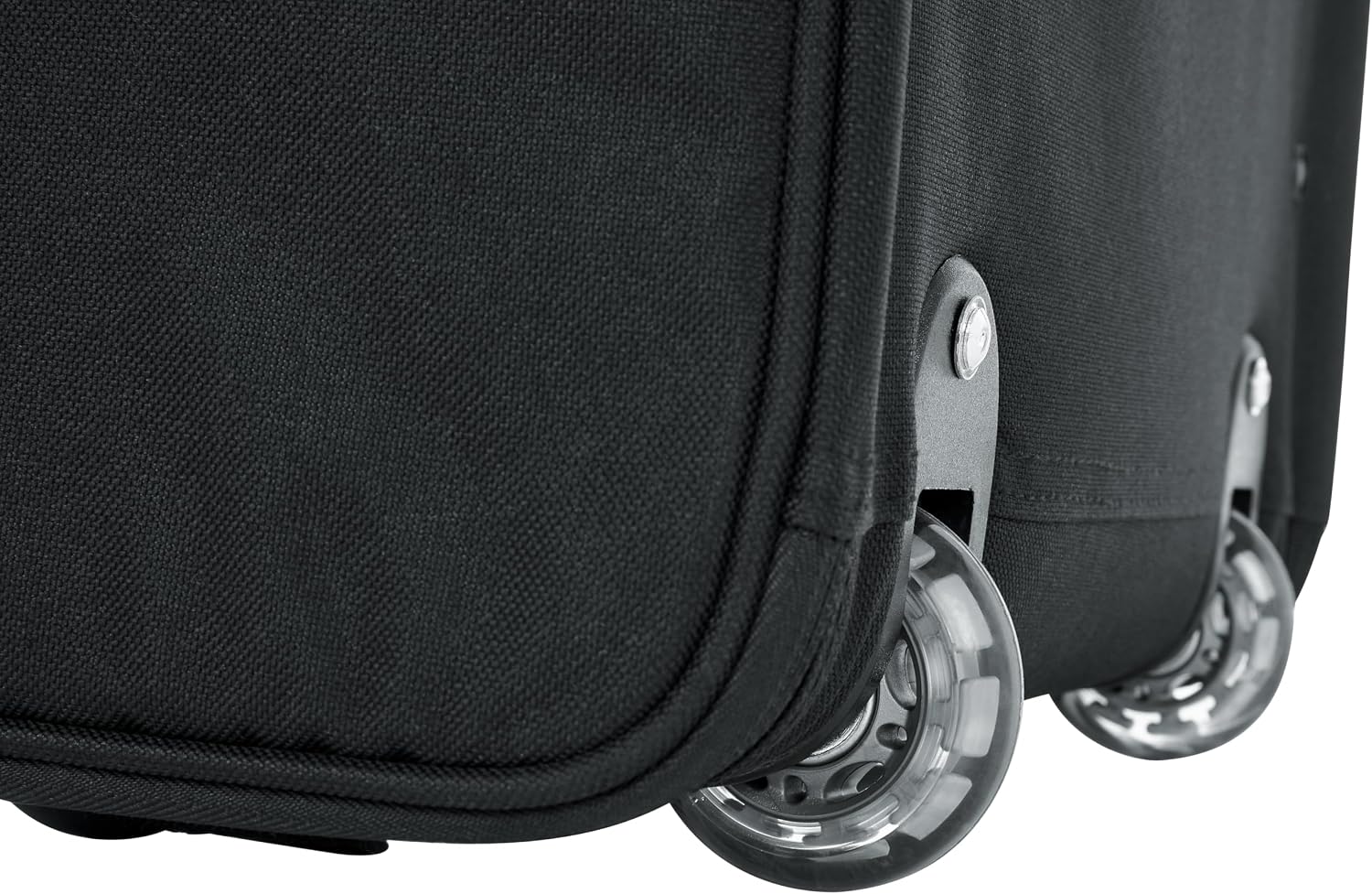 Gator Cases Lightweight Rack Bag with Removable Shoulder Strap, Pull handle, and Wheels, 2U Rack - 12.5' Rackable Depth (GR-RACKBAG-2UW)