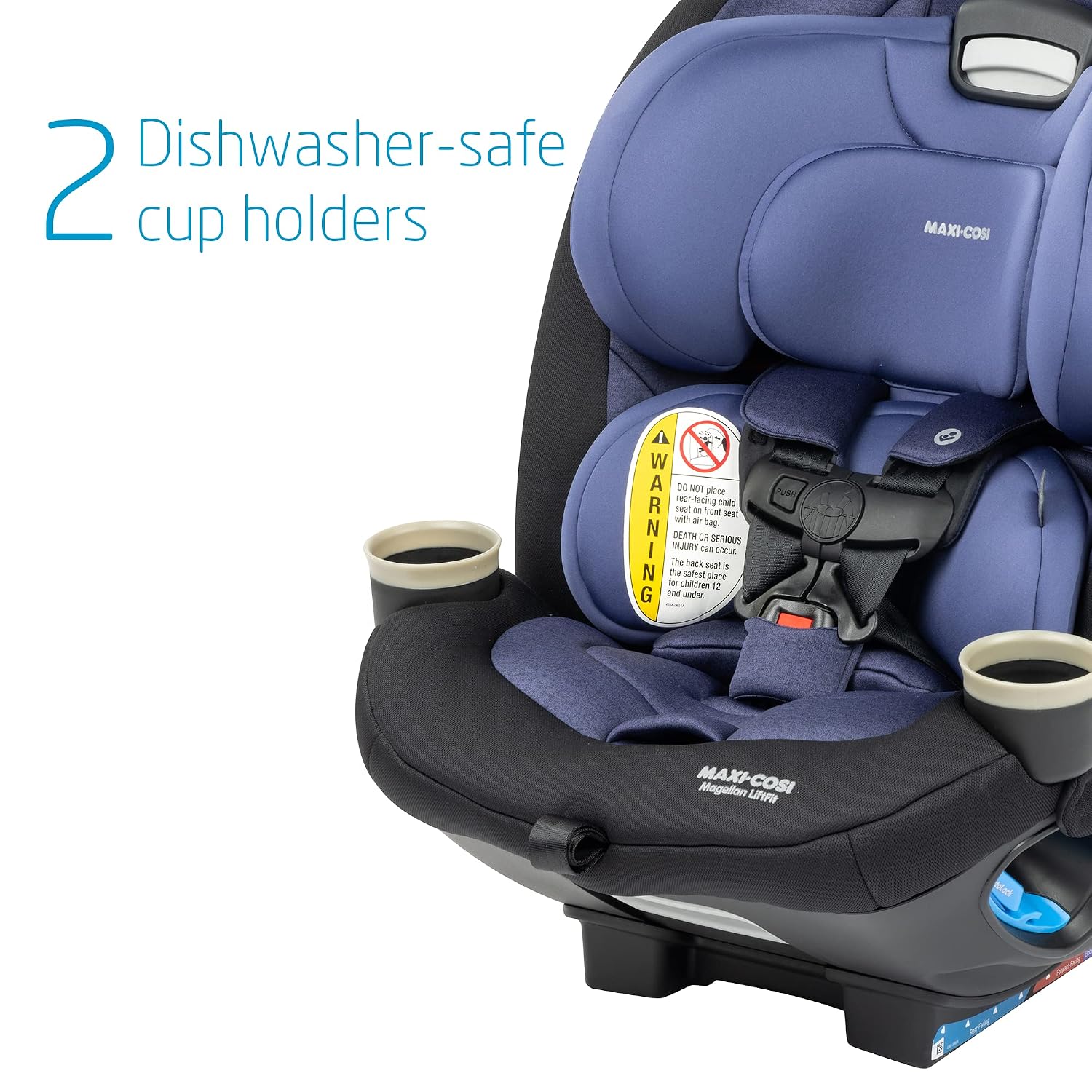 Maxi-Cosi Magellan LiftFit 5-in-1 Convertible Car Seat (5-100 lbs) in Aegean Storm