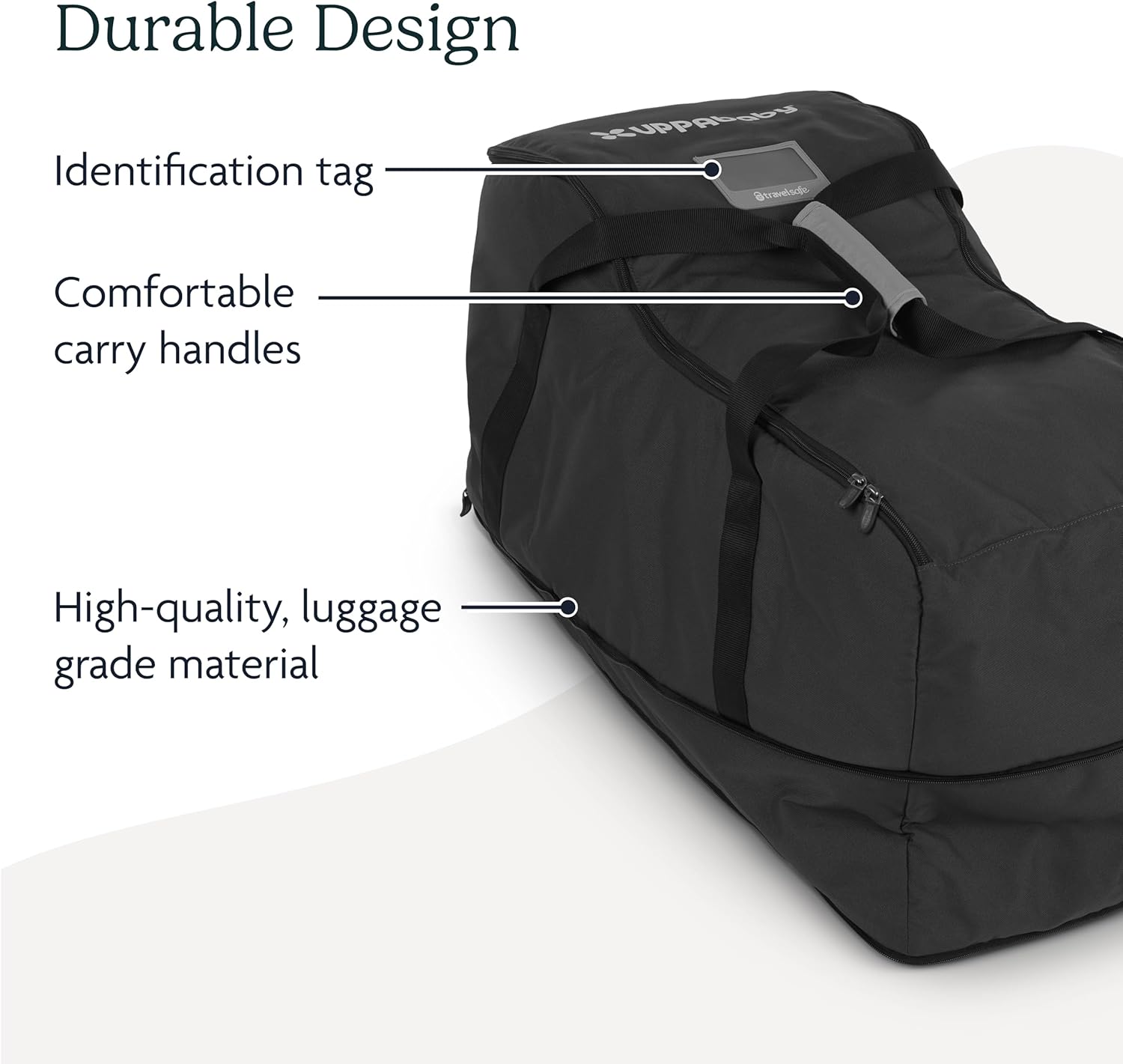 UPPAbaby Travel Bag for Aria and Mesa Infant Car Seats/Easy-Carry Handles + Durable Design/TravelSafe