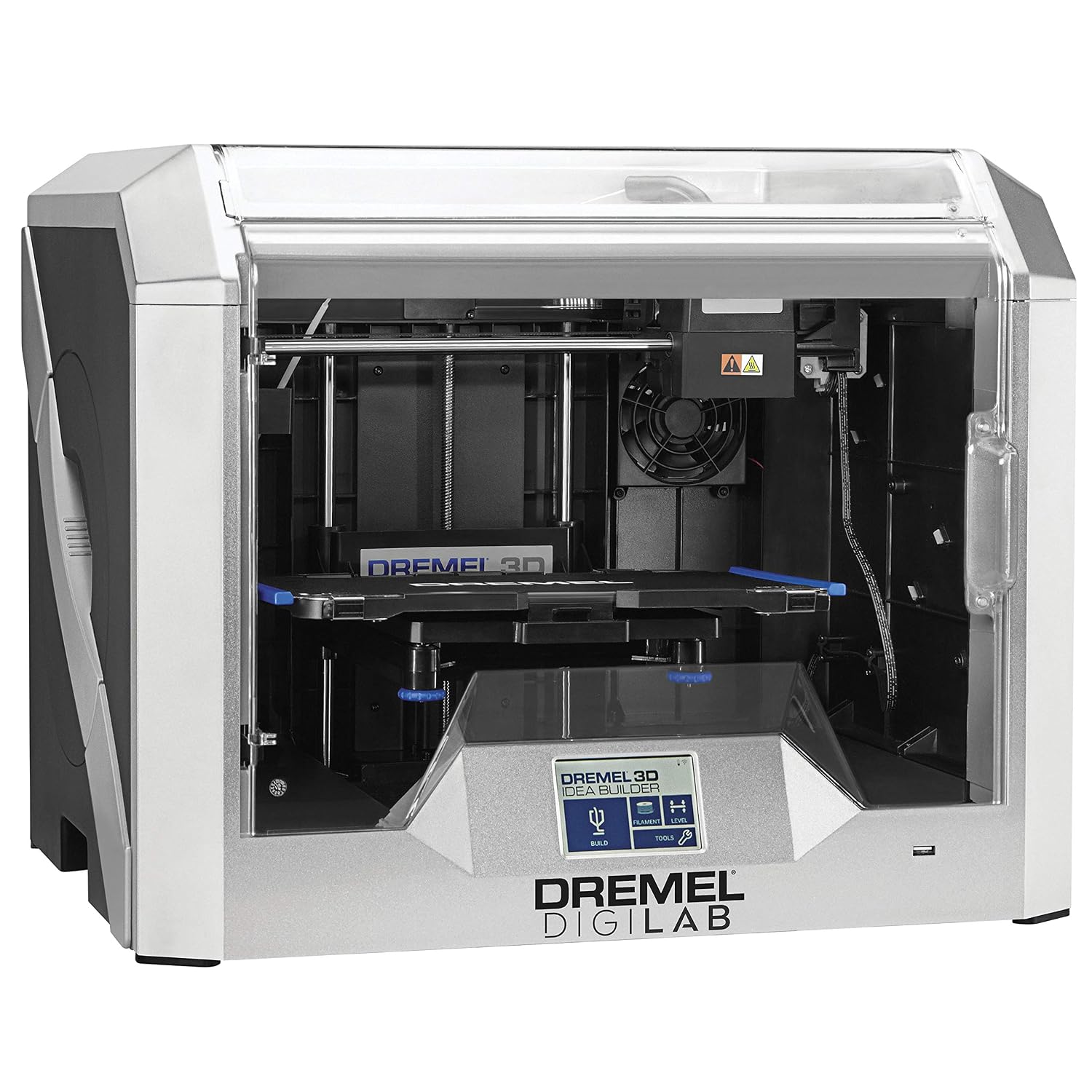 Dremel - 3D40-FLX-01 DigiLab 3D40 Flex 3D Printer with Filament, Flexible Build Plate, Fully Enclosed Housing, Automated 9-Point Leveling, PC & MAC OS, Chromebook, iPad Compatible, Network-Friendly