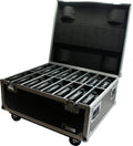 Harmony Audio Cases HC16SLIMPAR64 Light Flight Case Compatible with Chauvet SlimPAR 64 RGBA x 16