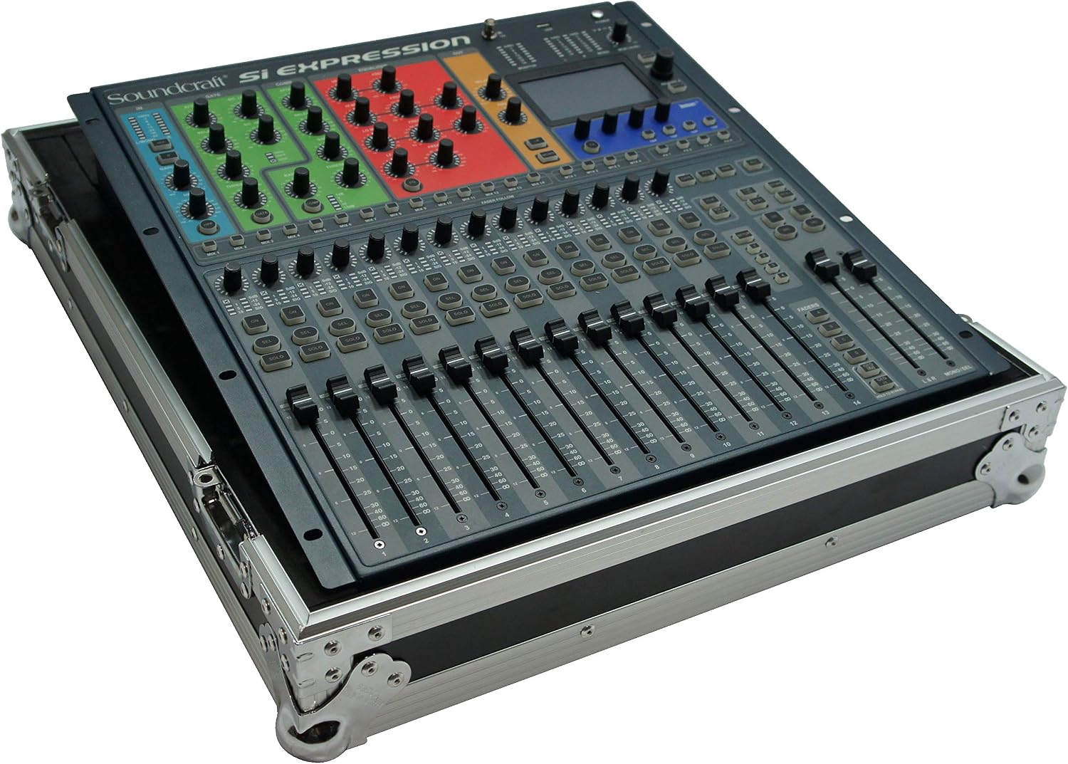 Harmony Audio HCSIEX 1 Flight Transport Road Case Compatible with Soundcraft Si Expression 1 Mixer