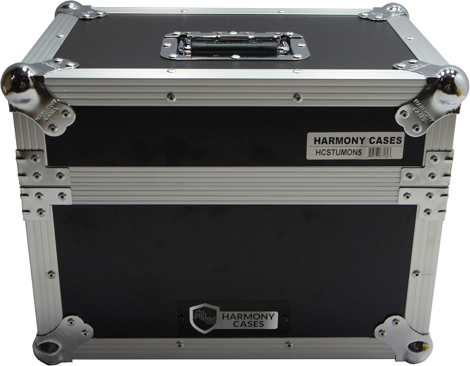Harmony Audio HCSTUMON5 Flight Transport Road Custom Case Compatible with Pair 5' Studio Monitors