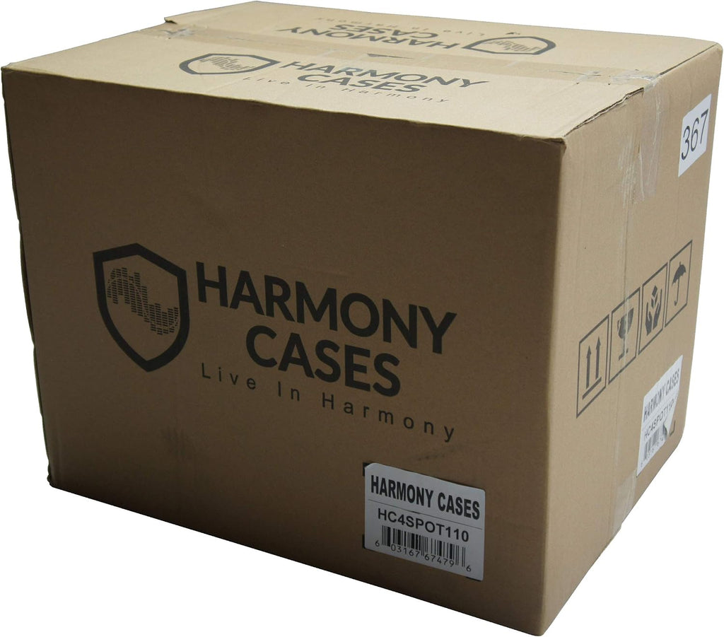 Harmony Audio Cases Quad Chamber Space DJ Lighting Universal Ultility Road Travel Case