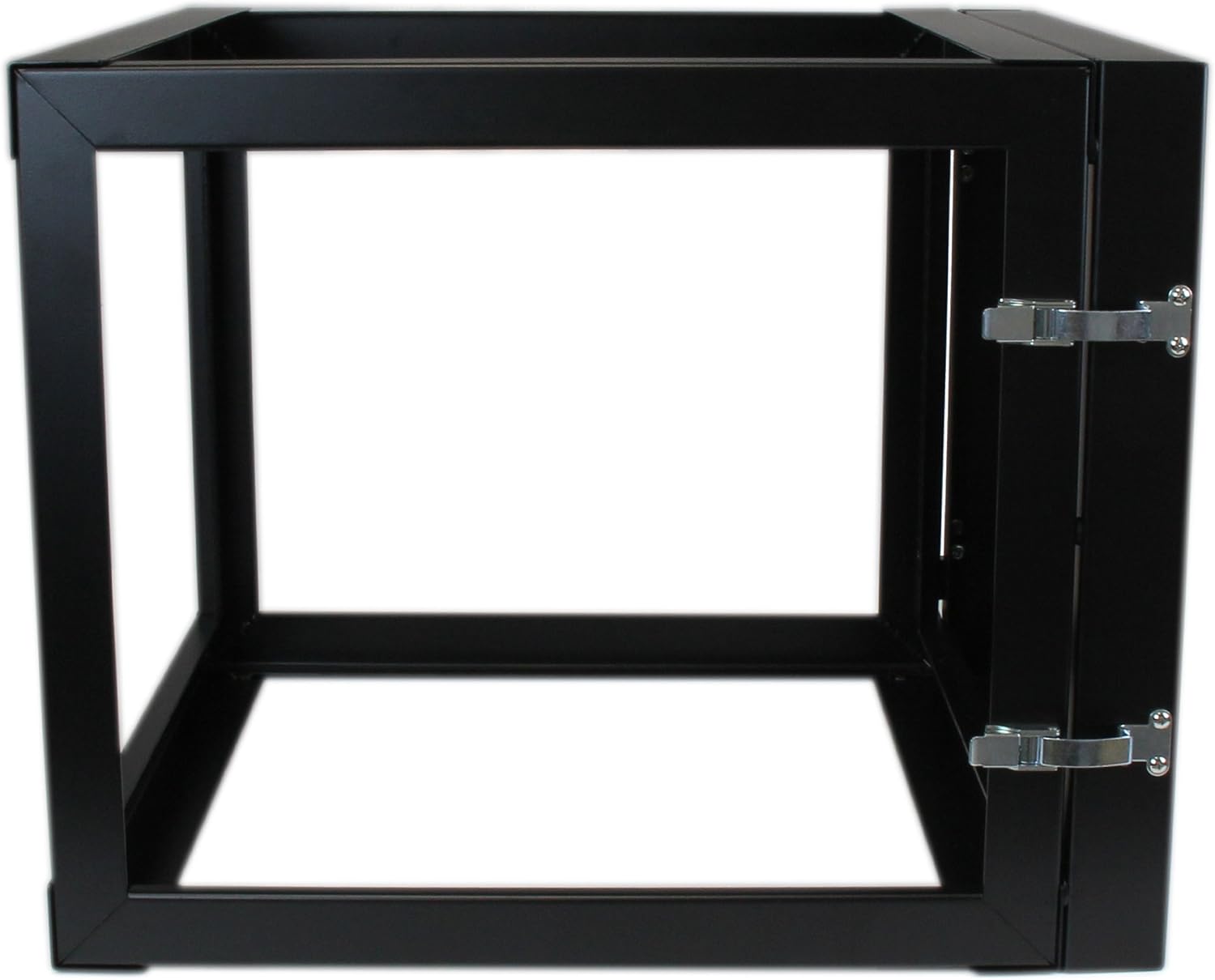 StarTech.com 4-Post 8U Hinged Wall-Mount Network Rack, 19' Open Frame Server Rack with 19.8in Mounting Depth, Wall Mount Swing Out Data Rack for IT / AV / Computer Equipment, TAA (RK819WALLOH)