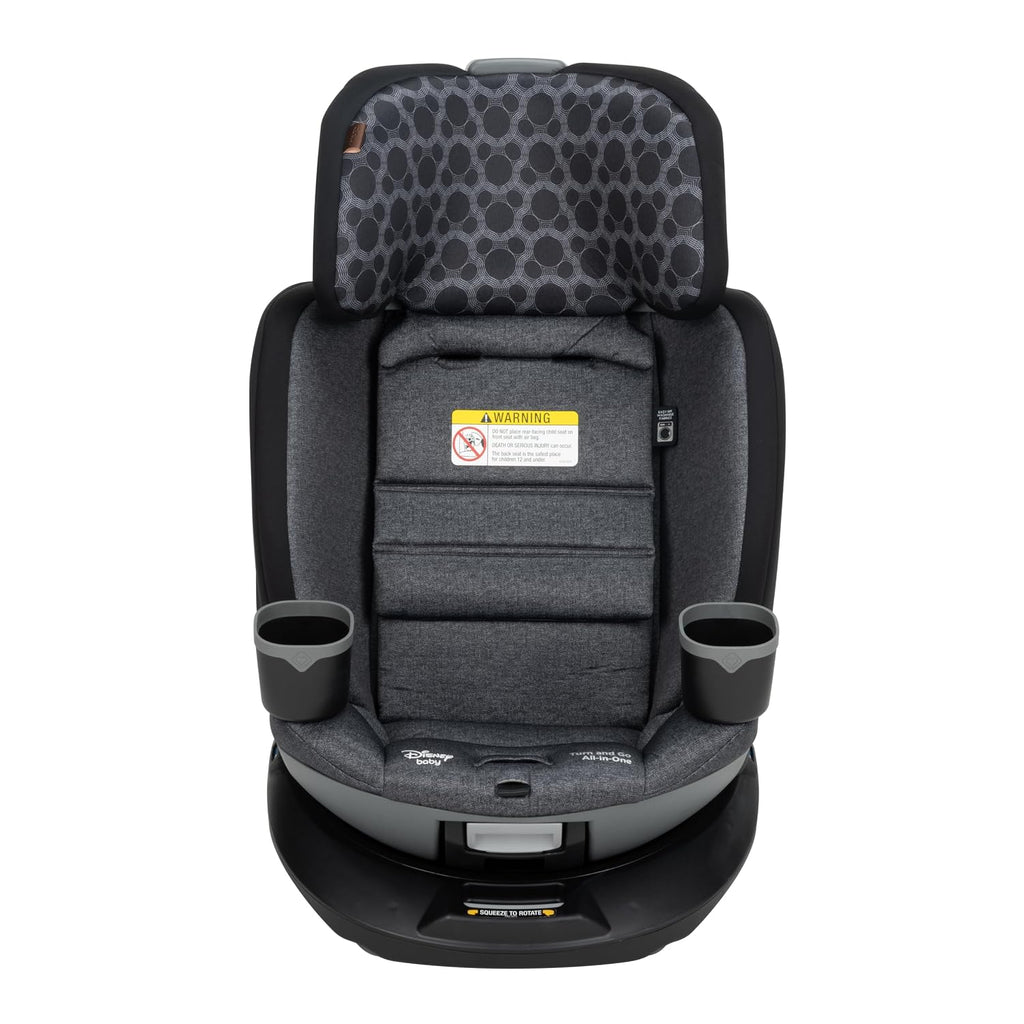 Disney Baby Turn and Go 360 Rotating All-in-One Convertible Car Seat, Vintage Mickey Mouse