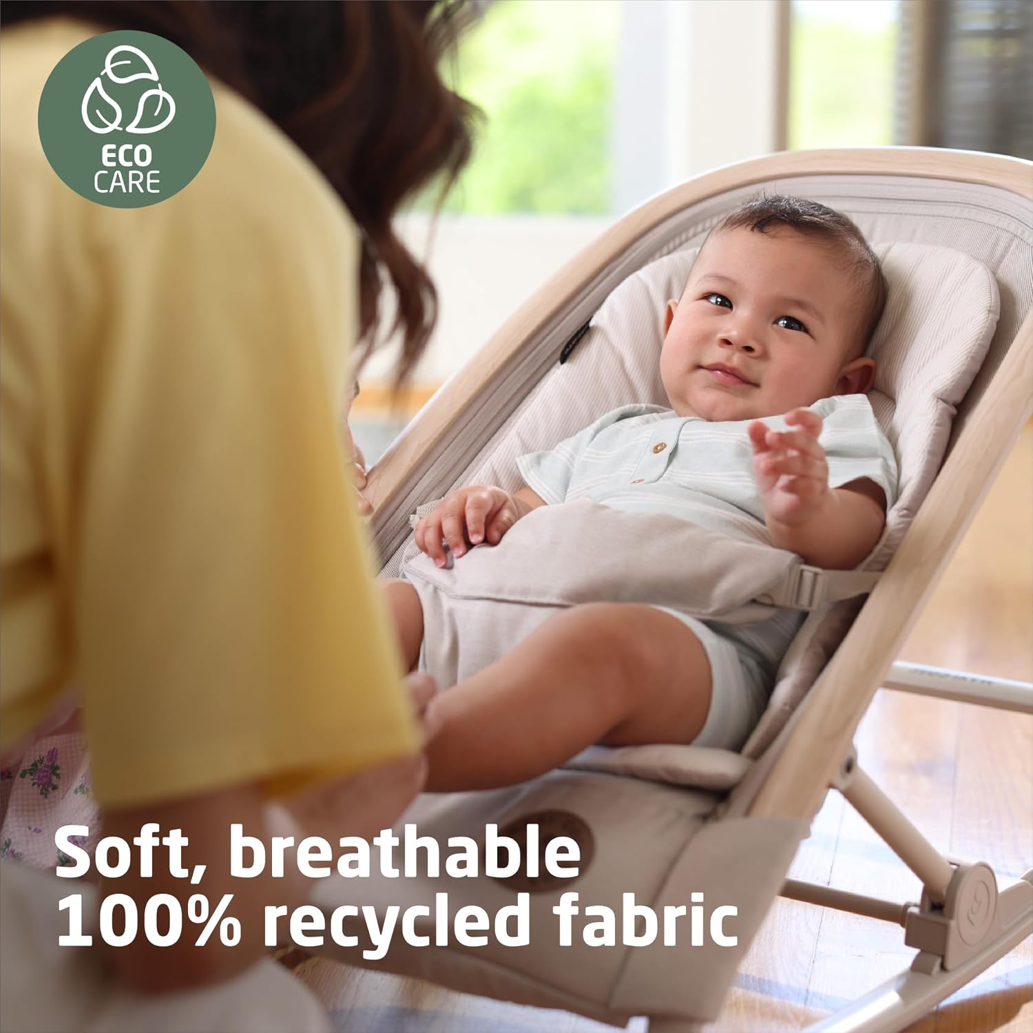 Maxi-Cosi Kori 2-in-1 Baby Bouncer Seat for Infants, Baby Rocker Chair, Portable Baby Bouncer, Classic Slate