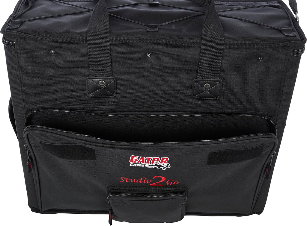 Gator Cases Lightweight Laptop and (2U) Rack Space Carry Bag, (GSR-2U)