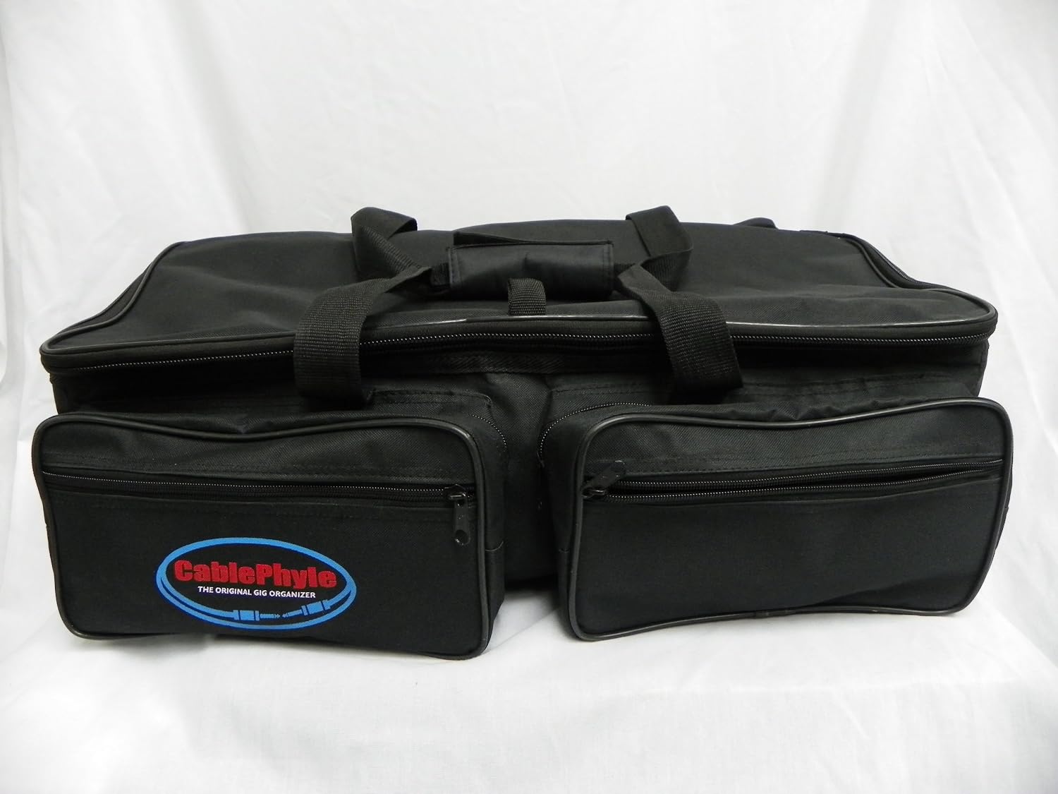 Professional 15-Slot Cable File Gig Bag, for Cords, Sound Equipment, DJ Gear, Musician Accessories, CFB-02