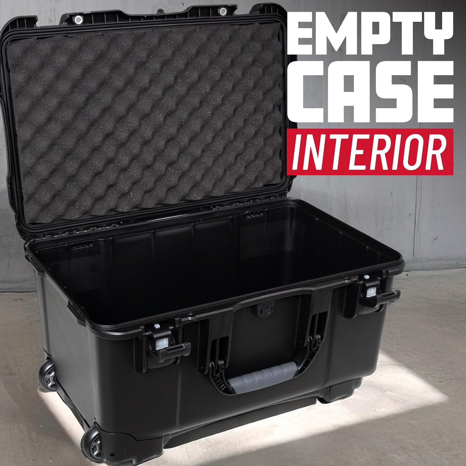 Gator Cases Titan Series Waterproof Utility/Equipment Case, Empty Shell - No Foam 20.5' x 15.3' x 10.1' (GU-2015-10-WPNF)