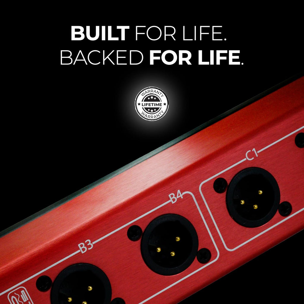 Sound Tools CAT Rack Female - Female XLR Rack Mountable Stage Box with Audio Over Shielded CAT Cable. Send 12 Channels of Audio, DMX, Clear-Com or AES
