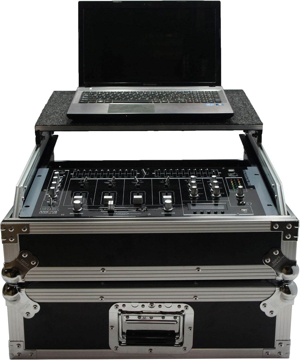 Harmony Audio HC19MIXLT Flight 11U Universal 19' Mixer Glide Laptop Stand Custom Case