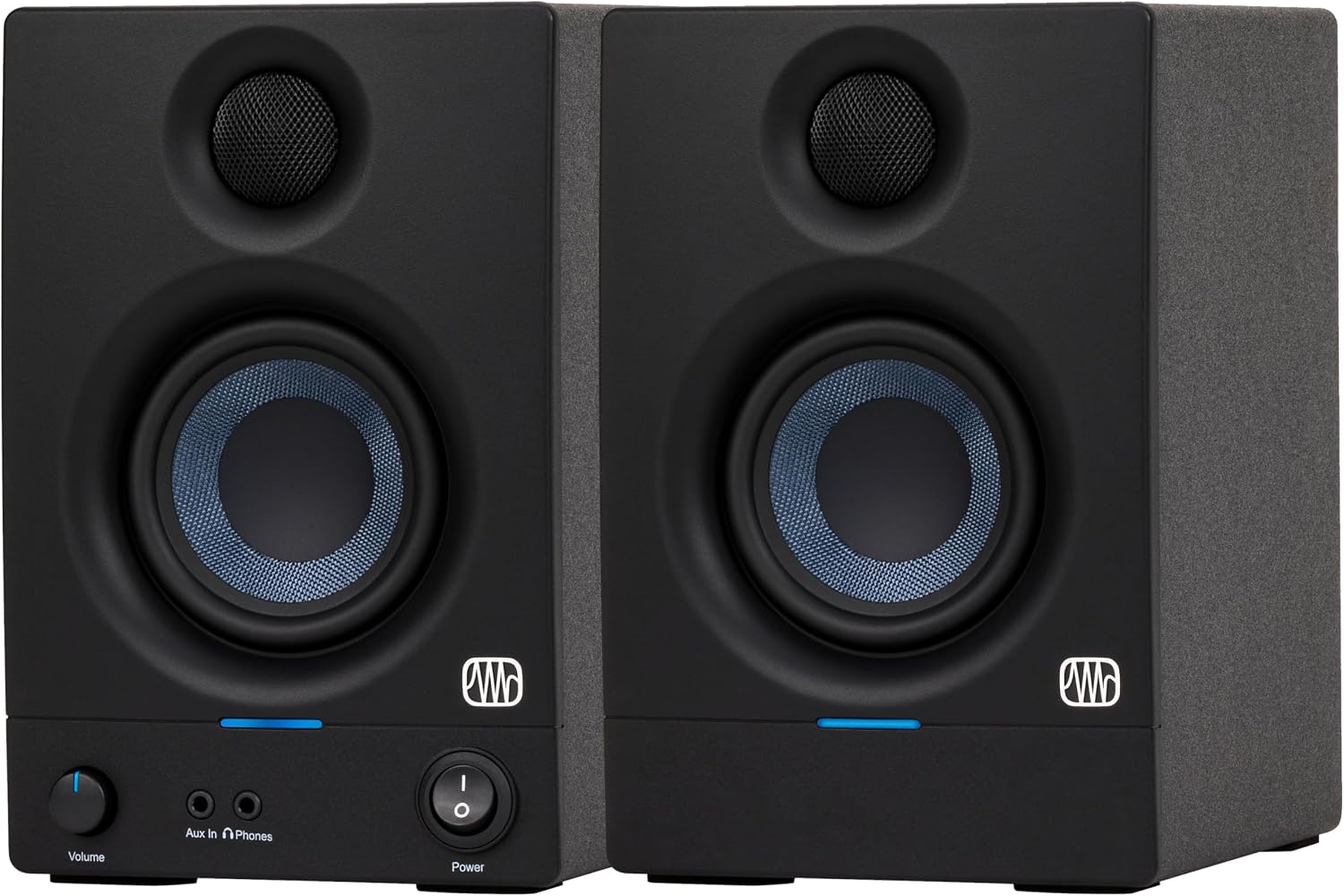 Presonus AudioBox 96 Audio Interface (May Vary Blue or Black) Full Studio Bundle with Studio One Artist Software Pack w/Eris 3.5 Pair Studio Monitors and 1/4' TRS to TRS Instrument Cable