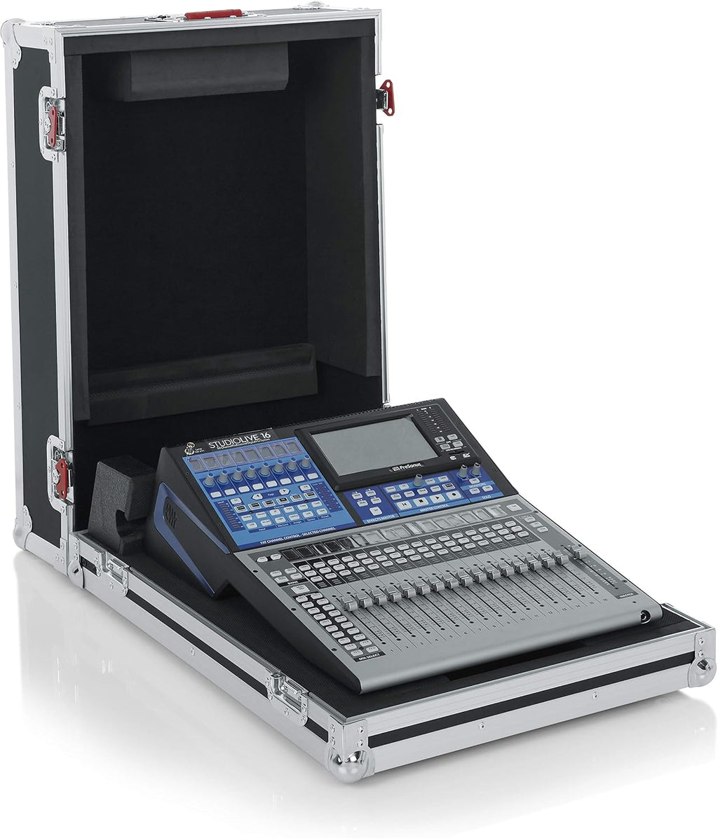 Gator Cases G-TOUR Series ATA Style Road Case-Custom Fit for The Presonus SL16 Mixer with Heavy Duty Hardware (G-TOURPRESL16NDH)