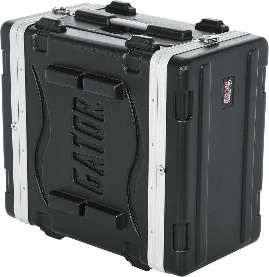 Gator Cases Lightweight Molded 6U Rack Case with Heavy Duty Latches, Standard 19.25' Depth (GR-6L)