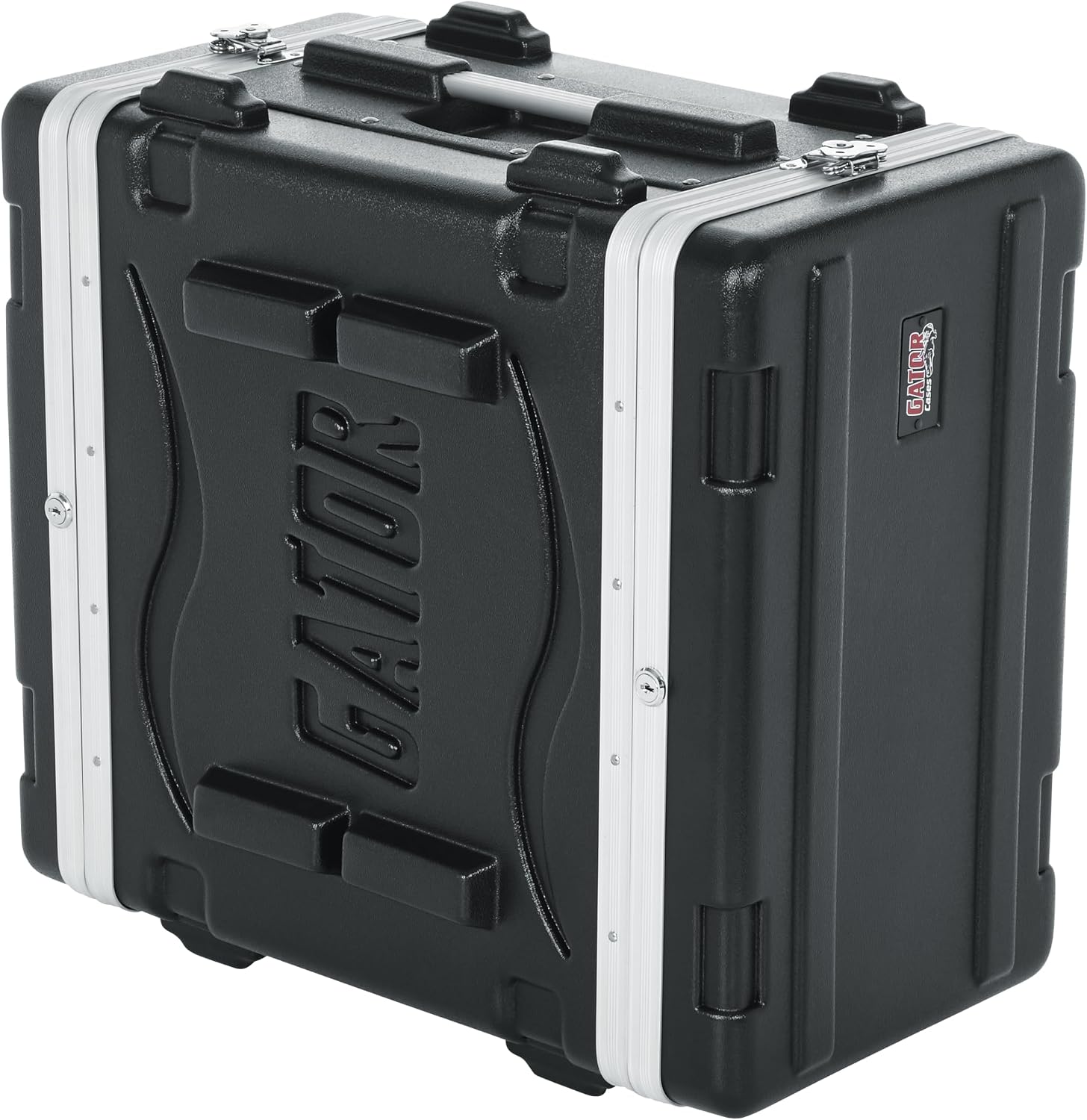 Gator Cases Lightweight Molded 6U Rack Case with Heavy Duty Latches, Standard 19.25' Depth (GR-6L)
