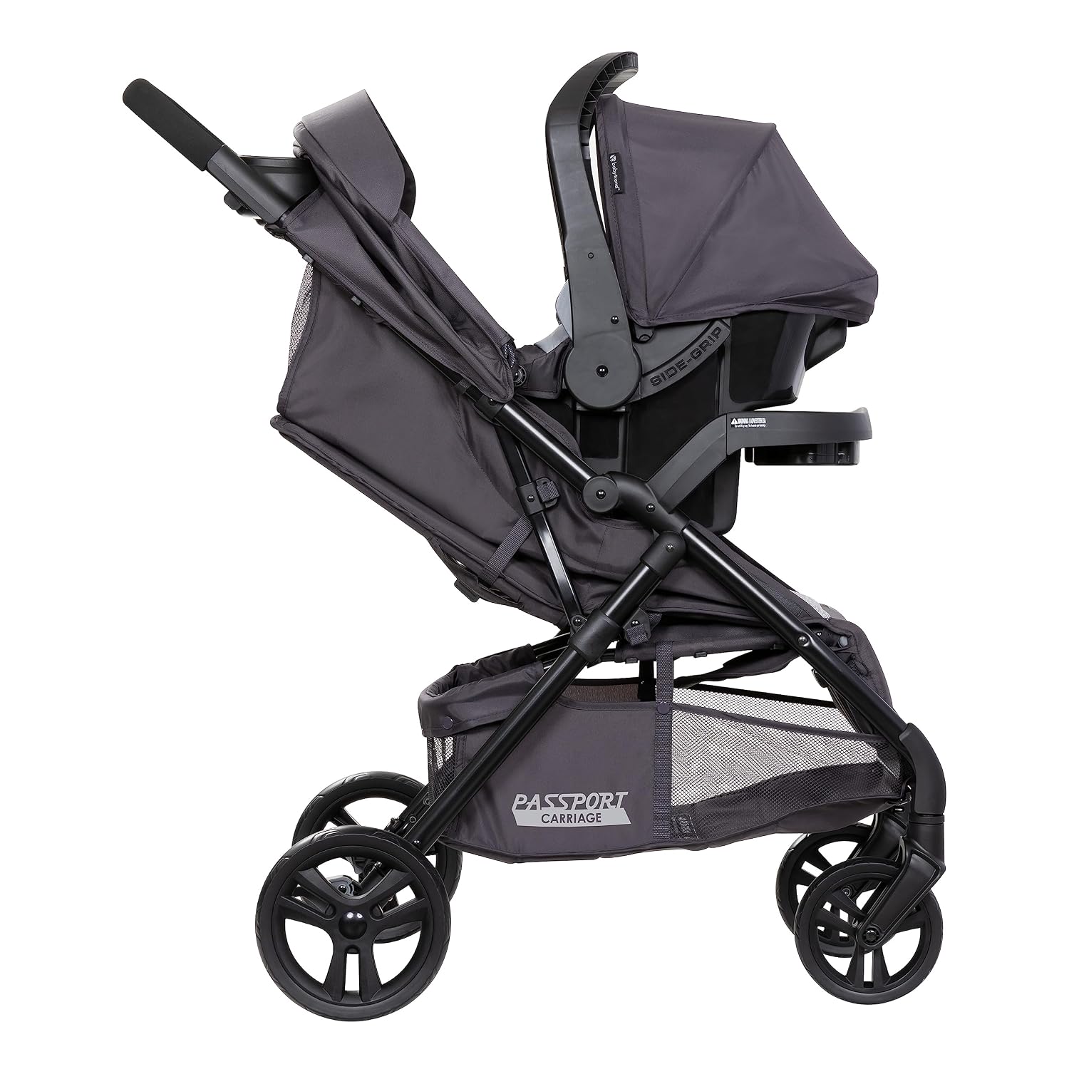 Baby Trend Passport® Carriage Stroller Travel System with EZ-Lift™ Infant Car Seat, Dash Black