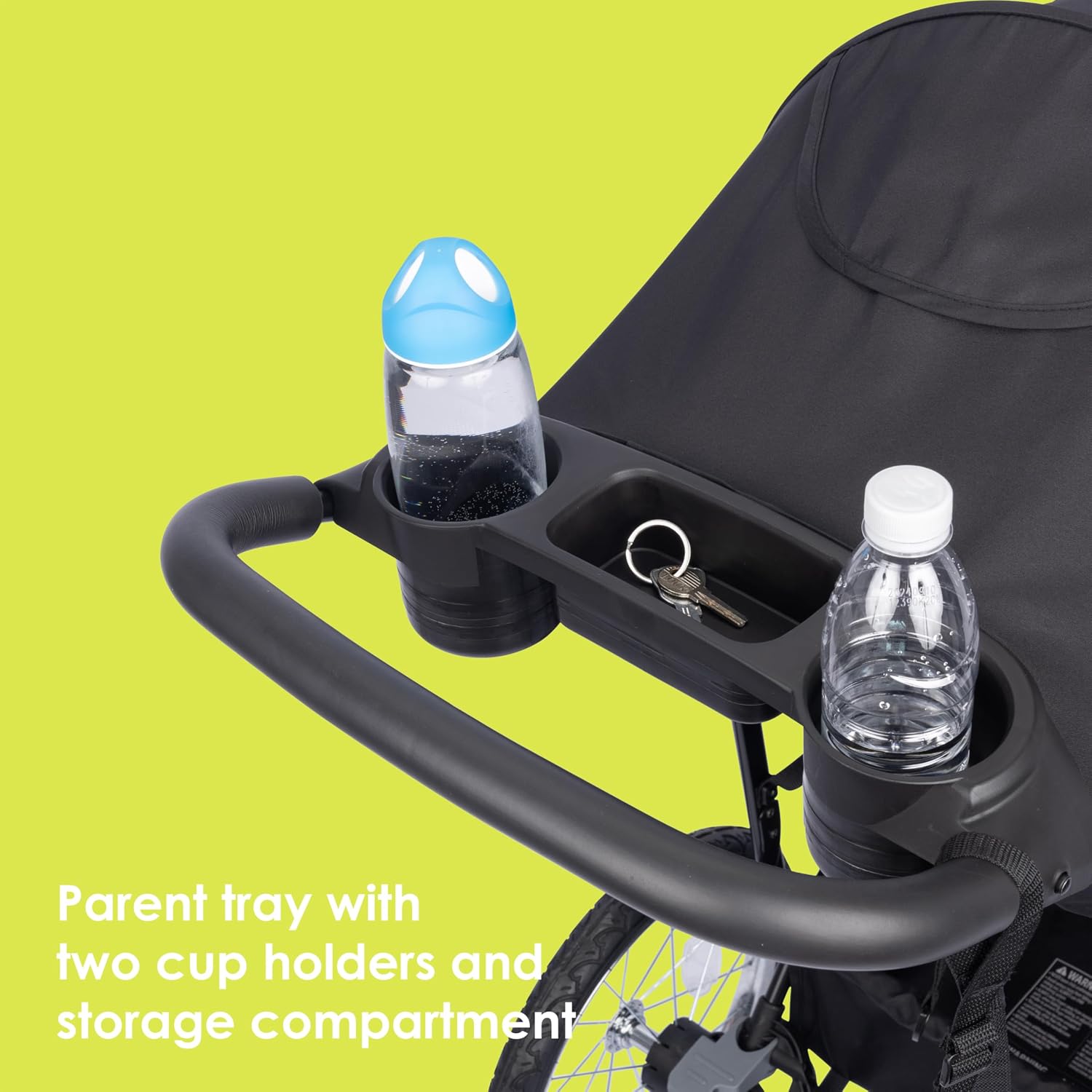 Baby Trend Journey Jogger Travel System with EZ-Lift Infant Car Seat, Stellar Black