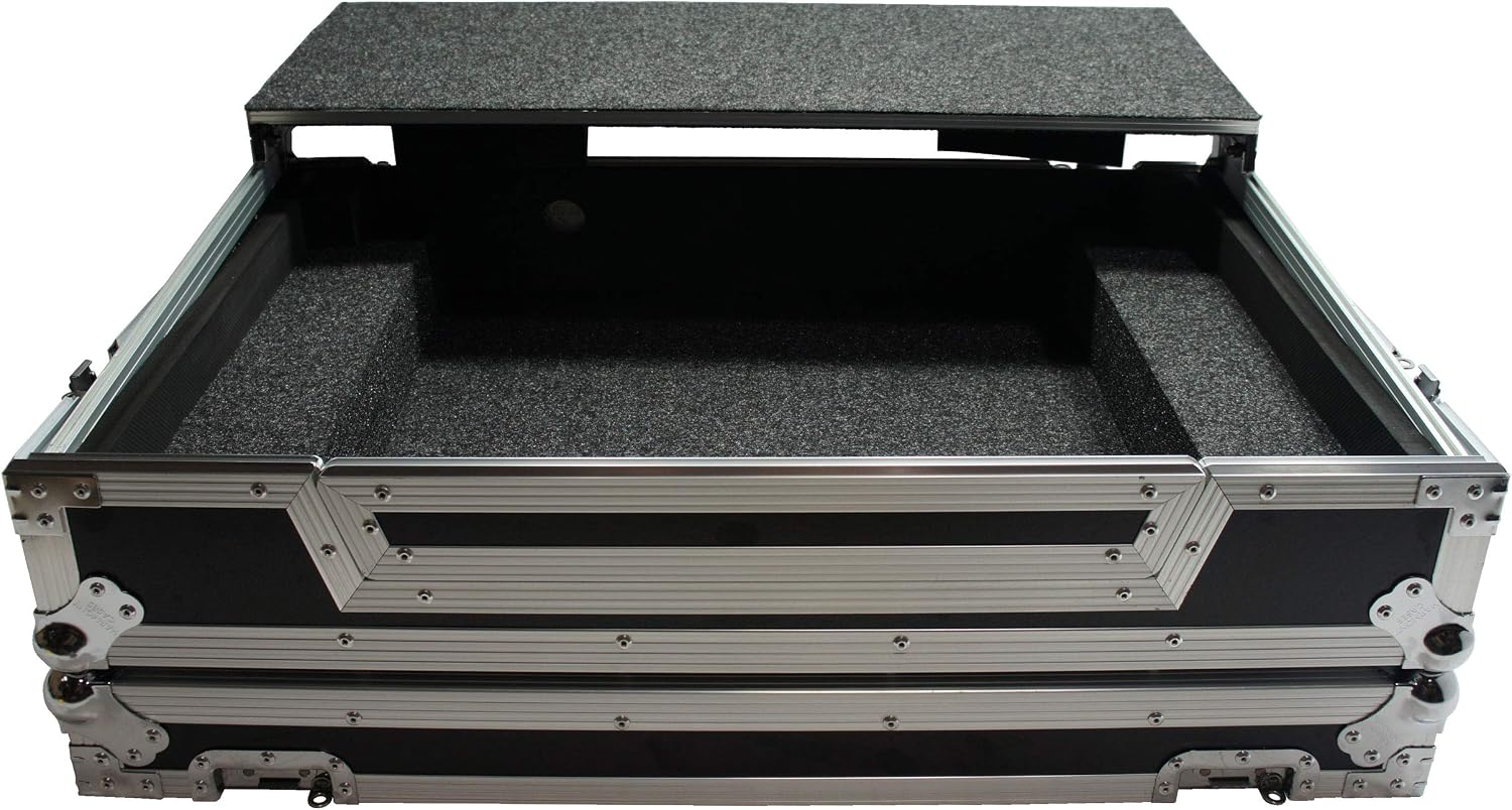Harmony Audio HCMCX8000LT Flight Glide Laptop Stand DJ Custom Case Compatible with Denon MCX8000
