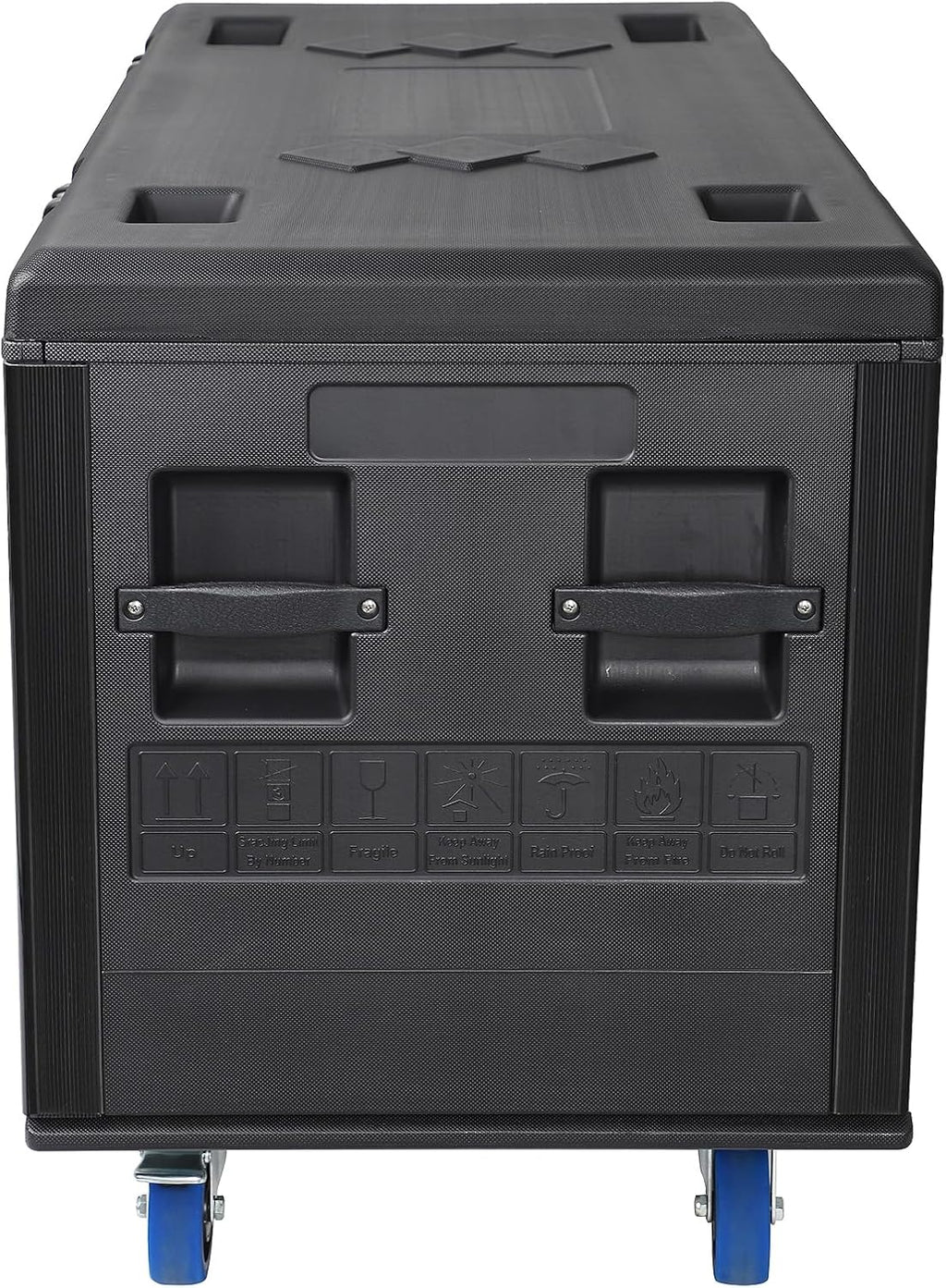 Diandian 35' x 22' x 24' Heavy Duty Rolling Road Case with Wheels, ATA Stackable Flight Case for DJ & Pro Audio Equipment, Touring Ready Storage Trunk